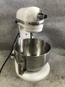 K-1606 KitchenAid/キッチンエイド KSM6 卓上ミキサー 撹拌機 動作確認済み 本体のみ