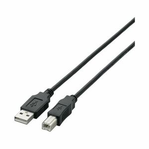 （まとめ）エレコム USB2.0ケーブル5m U2C-BN50BK ブラック【×30セット】