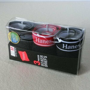 【M】Hanesヘインズ　ボクサー　３枚セット（１パッケージ）　0769　抗菌防臭　綿　(ベルト３色)　HM6ES704H　C/#997　ニオイを抑制