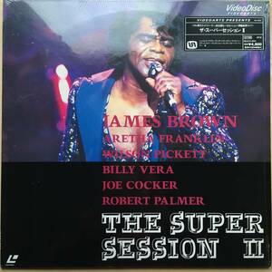 ザ・スーパー・セッション Ⅱ 1987年国内盤レーザーディスク THE SUPER SESSION 2 JAMES BROWN ARETHA FRANKLIN