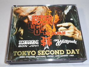 SUPER ROCK JAPAN　1984（MSG,SCORPIONS,BON JOVI, WHITESNAKE） TOKYO　SECOND DAY　5CD―BOX