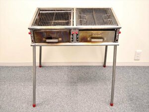 KM563●現状品●Coleman コールマン　クールスパイダーグリル　BBQ/バーベキューコンロ　収納バッグ付き