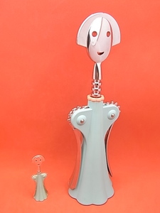 ALESSI アレッシィ Anna G. コルク抜き ワインオープナー コークスクリュー + キッチンマグネット ペプシ 非売品　インテリア　送料￥510