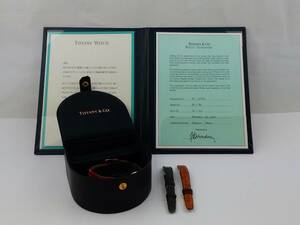 H/TIFFANY&Co ティファニー　19-312　L0530-18K　替えバンド有　レディース　腕時計　1125-4