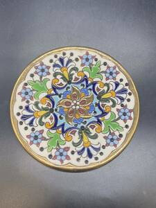 16545 セビリア焼き　プレート 飾り皿 古美術 スペイン インテリア
