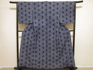ドークブア■久留米絣　単衣　正藍　加寿利　綿　極上の逸品　616