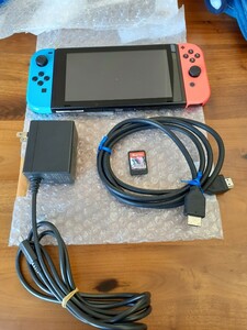 ソフト付き　Nintendo Switch　本体一式　HAC-001　ディスガイア６　おまけ付き　動作品　送料無料　