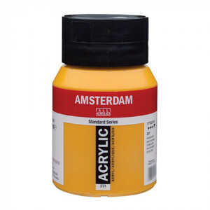 まとめ得 AMSTERDAM　アムステルダム　アクリリックカラー500ml　ゴールドオーカー231 407307 x [3個] /a