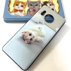 【新品・送料無料】AQUOS Sense7 スマホケース 猫 アクオス センス7