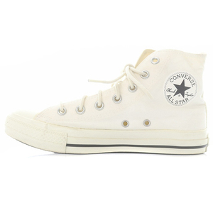 コンバース CONVERSE MHL. オールスター ALL STAR ハイカットスニーカー ロゴ キャンバス 24.5cm 白 ホワイト 1CJ857 /SR7 ■SH レディース