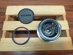 ニコン Nikon W-NIKKOR 2.8cm F3.5 Sマウント ブラック 黒 