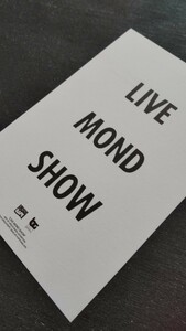 2010年「LIVE MOND SHOW」ART OF URSUS BAPE EXHIBITION京都非売品ポストカード1枚/フライヤーGALLERY a bathing ape WTAPS ダブルタップス