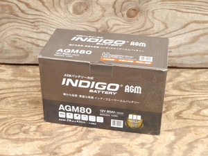 10未使用VRLAカーバッテリーINDIGOインディゴAGM80②12V80Ah(20HR)800A(EN)140RCアイドリングストップ車メンテナンスフリー高出力 自動車