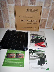 ECO-WORTHY 5W ソーラー バッテリーチャージャー
