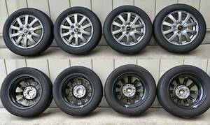 ★☆★ 中古 155/65R13 TOYOタイヤ21年 アルミホイール付き ４本セット ★☆★