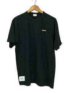 WTAPS◆Tシャツ/-/コットン/BLK/201ATDT-CSM11