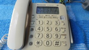 パナソニック Panasonic コードレス電話機 中古 動作良好 