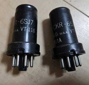 RCA　JAN　CRC‐6SJ7　VT-116 真空管　２本■ma1