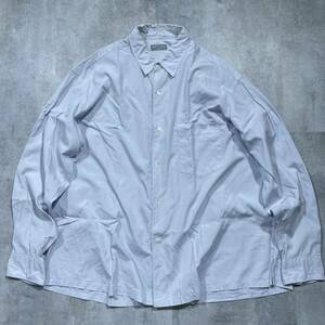 超希少 COMME des GARCONS HOMME コムデギャルソン オム ■90s 田中啓一 ■角襟 シェルボタン ■オーバーサイズ 長袖シャツ ■ヴィンテージ