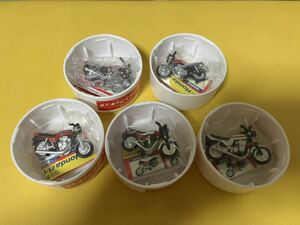 サントリーコーヒーボス HONDA バイクフィギュア　全5種類　フルコンプ　旧車　非売品