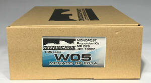 MONOPOST 1/20 W05 MONACO GP 2014　検:Studio27Mercedes F1 W05 Hybrid