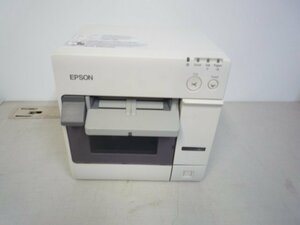 ☆エプソン/EPSON☆インクジェットカラーラベルプリンター☆TM-C3400☆M242A☆USB☆インク欠品ジャンク☆h05645