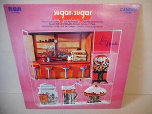 【JAZZ LP】Living Marimbas / Sugar, Sugar　アナログレコード　マリンバ