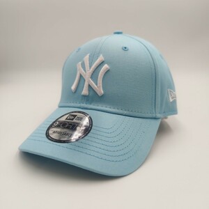ニューエラ 9FORTY NY ロゴ キャップ 【ブルー】ライトブルー スカイブルー MLB メジャーリーグ NEW ERA 帽子 ヤンキース .