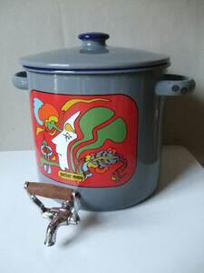 1960s Vintage / Peter Max / ホーロー製ウォータージャグ / 傷あり 当時物 ビンテージ中古品 ピーターマックス ERNEST Sohn CREATIONS 