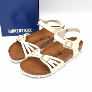 【ほぼ未使用】BIRKENSTOCK ビルケンシュトック Bali バリ パテント エナメル サンダル SIZE:23cm アンクルストラップ [S206168]