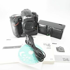 ショット数28435枚【超美品/動作◎】Nikon デジタル一眼レフカメラ D4 ボディー D4