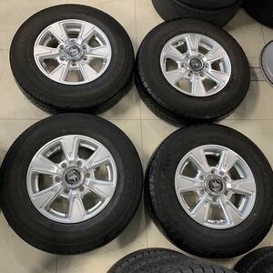 200系 ハイエース NV350 キャラバン KOSEI 6J 15inc off+45 Tマーク ダンロップ SP175 超バリ山 4本セット！ DUNLOP