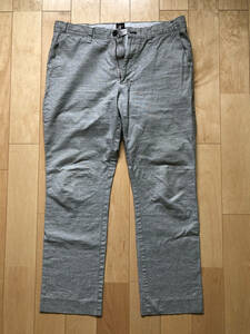 Paul Smith JEANS ポールスミス ジーンズ ネップ柄 コットン パンツ グレー XL