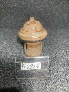 R0726 陶器香炉　インセンスホルダー　アンティーク　インテリア