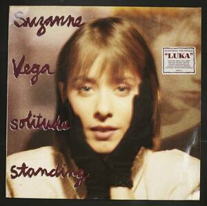 【西独Orig. LP】Suzanne Vega/Solitude Standing(並良品,来日公演パンフ付,Hype-Sticker,スザンヌ・ヴェガ,1987,80