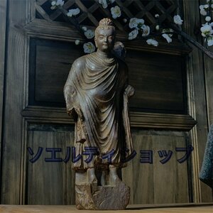 極細工 仏教古美術 仏像 ガンダーラ石仏 ガンダーラ美術 石仏 石彫 仏像 装飾 置物　装飾　収蔵　コレクション