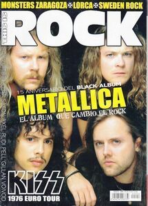 スペイン・メタル雑誌 THIS IS ROCK /METALLICA/KISS/LORDI/SAXON/RUDI PELL/GILLAN/VOIVOD/2006年8月号