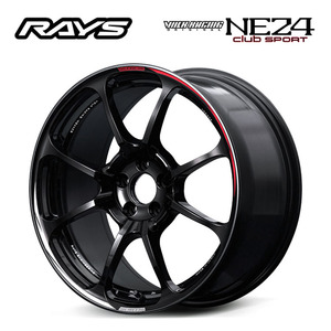 送料無料 レイズ VOLK RACING NE24 club sport 9.5J-19 +44 5H-120 (19インチ) 5H120 9.5J+44【2本セット 新品】