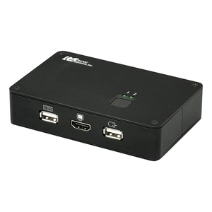 ラトックシステム 4Kディスプレイ/USBキーボード・マウス　パソコン切替器 RS-250UHDP-4K /l