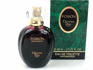 満量　クリスチャン・ディオール　Christian Dior　プアゾン　POISON　オードトワレ　スプレー　50ml　YK-5552