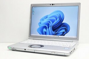 1円スタート ノートパソコン Windows11 Panasonic レッツノート CF-SV7 DVDマルチ 第8世代 Core i5 SSD256GB メモリ8GB Windows10 カメラ