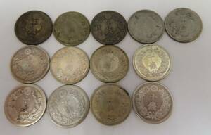 #69701 旭日10銭銀貨 十銭 銀貨 13枚 古銭 貨幣 硬貨