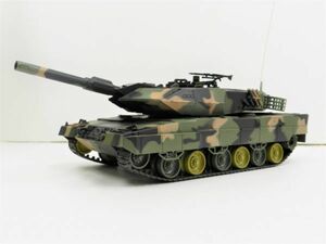 HengLong 2.4GHz 1/24 戦車ラジコン ドイツ レオパルト2 A5 3809-1/2【塗装済み完成品 赤外線バトルシステム付 対戦可能】