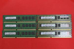 E1602 & L 2GB 3枚セット 計6GB DDR3-1333 PC3-10600E ECC 2Rx8 M391B5673EH1-CH9 SAMSUNG