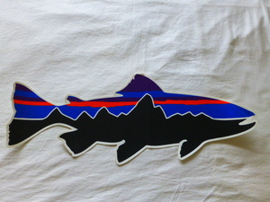 未使用patagonia Fitzroy Trout Boat StickerボートステッカーフィッツロイトラウトパタゴニアPATAGONIATROUTフライフィッシングFLYFISHING