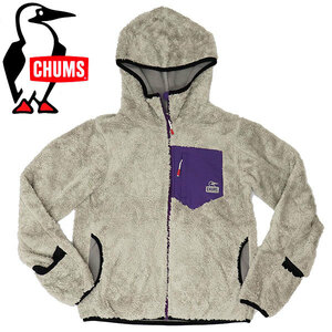 CHUMS (チャムス) CH14-1387 Bonding Fleece Zip Parka レディース ボンディングフリースジップパーカー CMS146 G059MelangeGray L