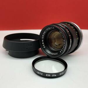 □ Leica SUMMICRON 50mm F2 LEITZ WETZLAR カメラレンズ ズミクロン ライカ