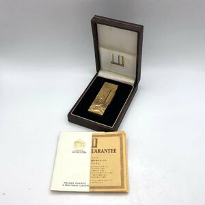 1円～/dunhill/ダンヒル/ローラー/ゴールドカラー/ガスライター/喫煙具/喫煙グッズ/コレクション/付属品付/ジャンク/H105