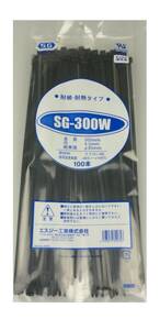 コクゴ 三友産業 ループロック耐候 100本入 SG-300W 4.5mm×300mm