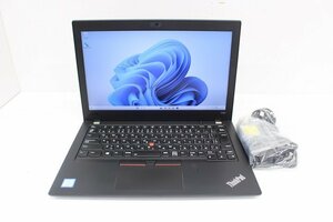 ThinkPad X280 第8世代 Core i5 8250U /8GB/SSD256GB/12.5インチ フルHD /Wi-Fi/USB3.1Type-C/webカメラ/Windows11 Pro☆